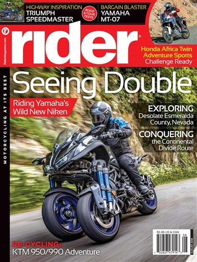 FREE Subscription to Rider Mag...
